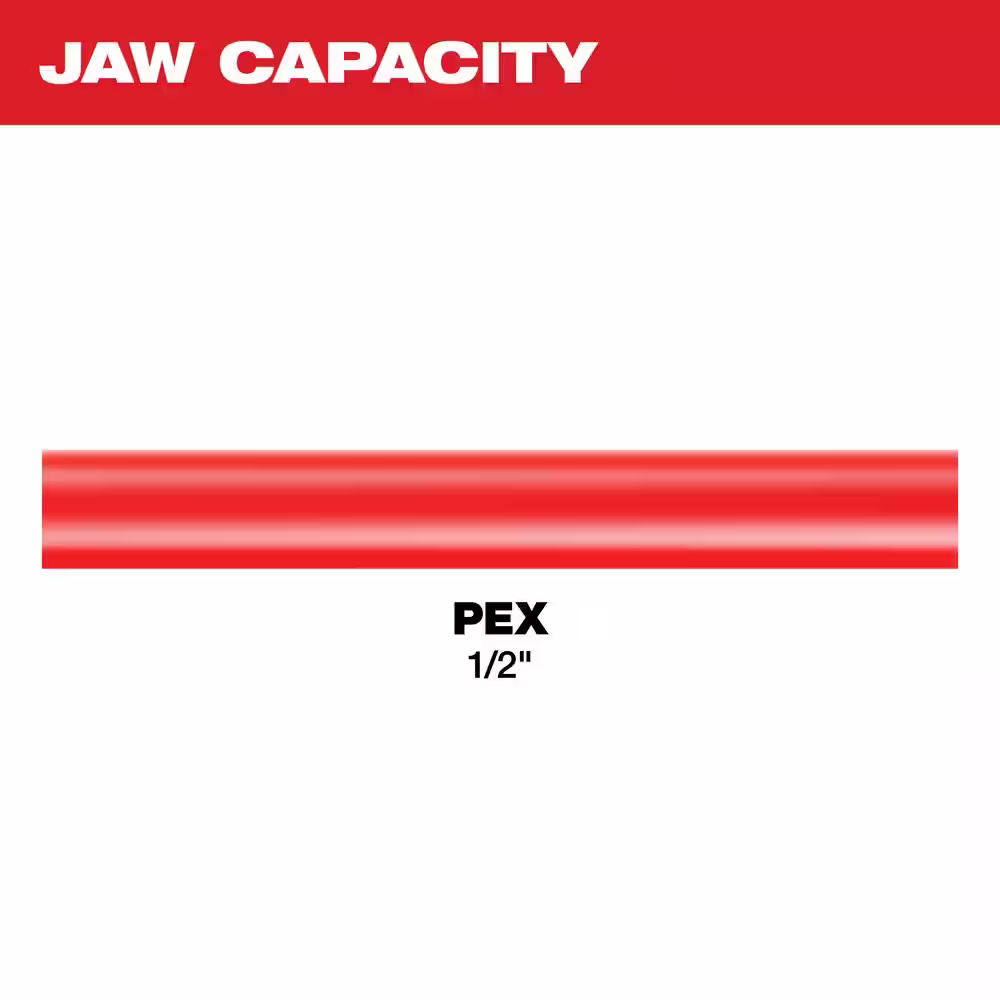Milwaukee M18 1/2 in. PEX Crimp Press Tool Jaw