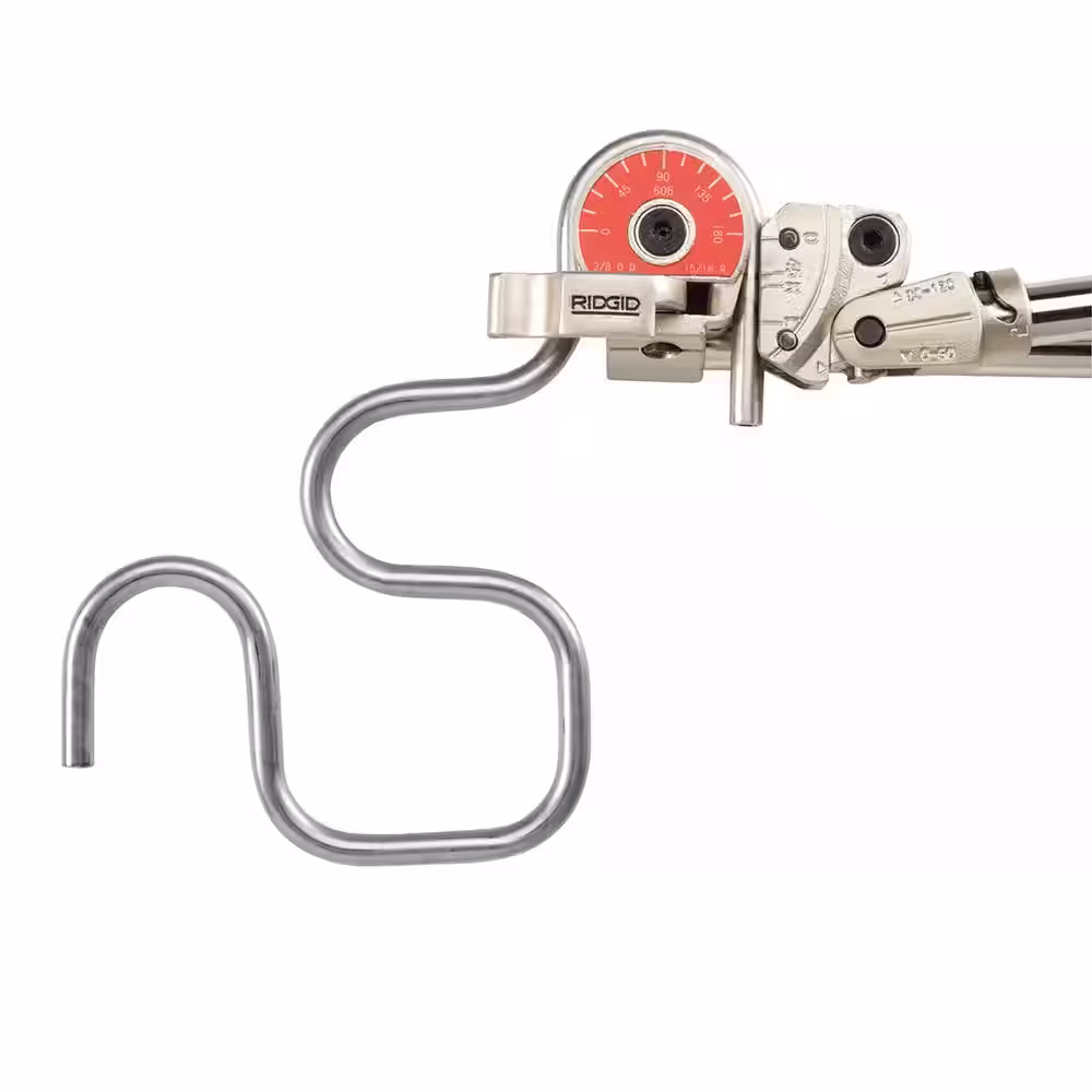 RIDGID 1/2 in. Model 608 Heavy-Duty Stainless Steel Pipe and Tubing Bender with Extra Long 16 in. Handles (Imperial)