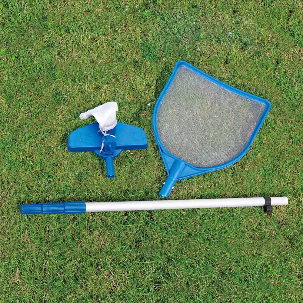 Summer Waves 12 ft. x 24 ft. x 52 in. Rectangle 52 in. D Above Ground Frame Swimming Pool Set