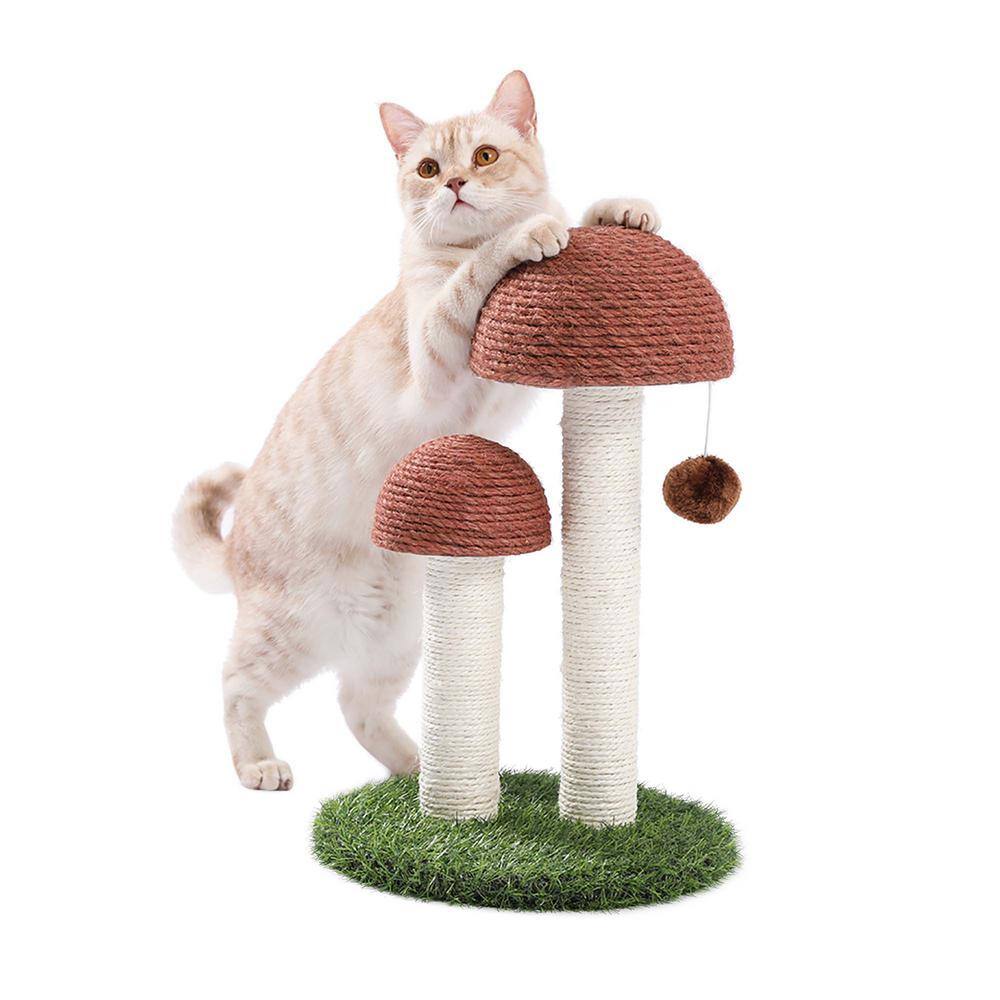 Foobrues Mushroom Shaped Cat Scratcher Climbing Tree