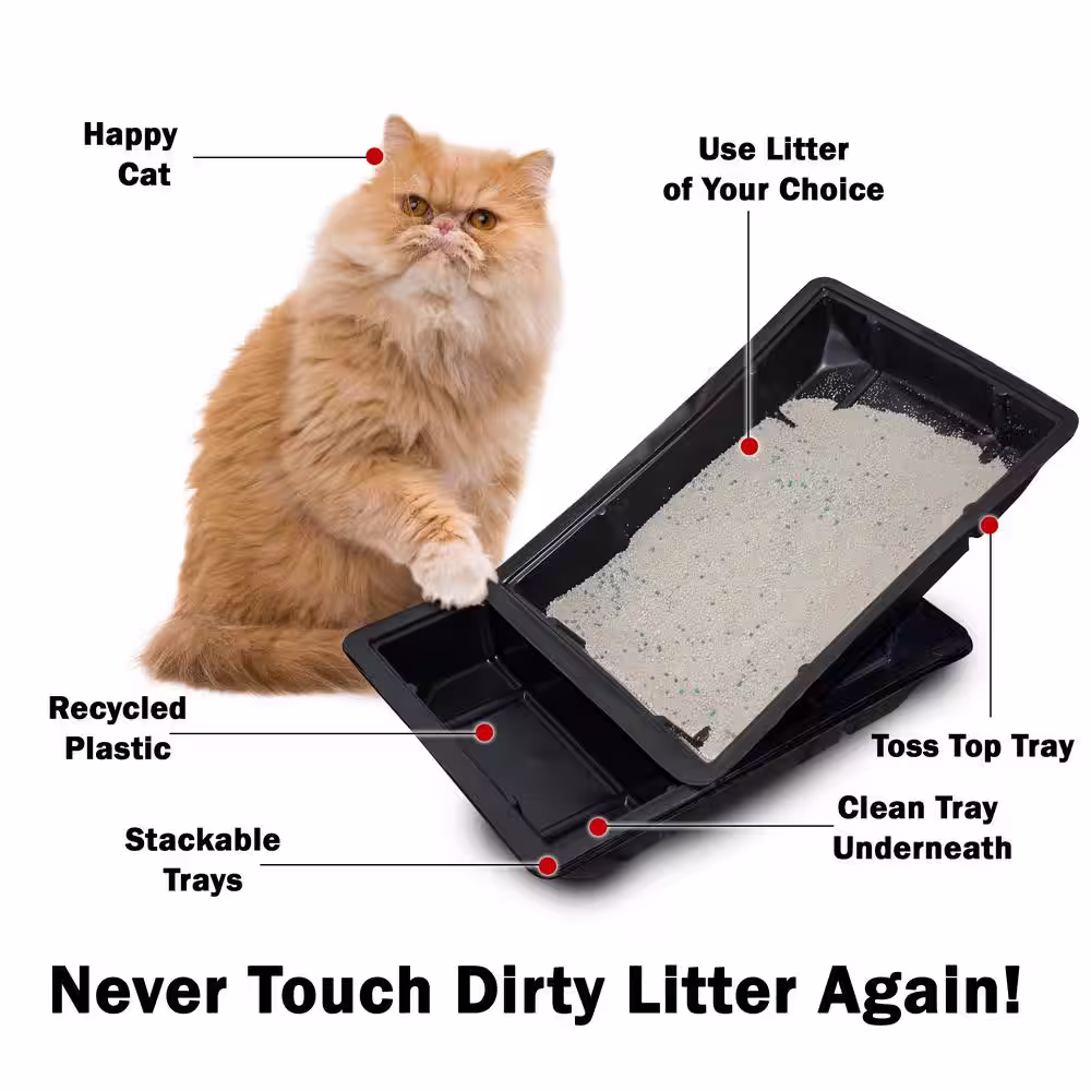Argee Kitty Lounge Disposable Litter Trays (50-Pack)