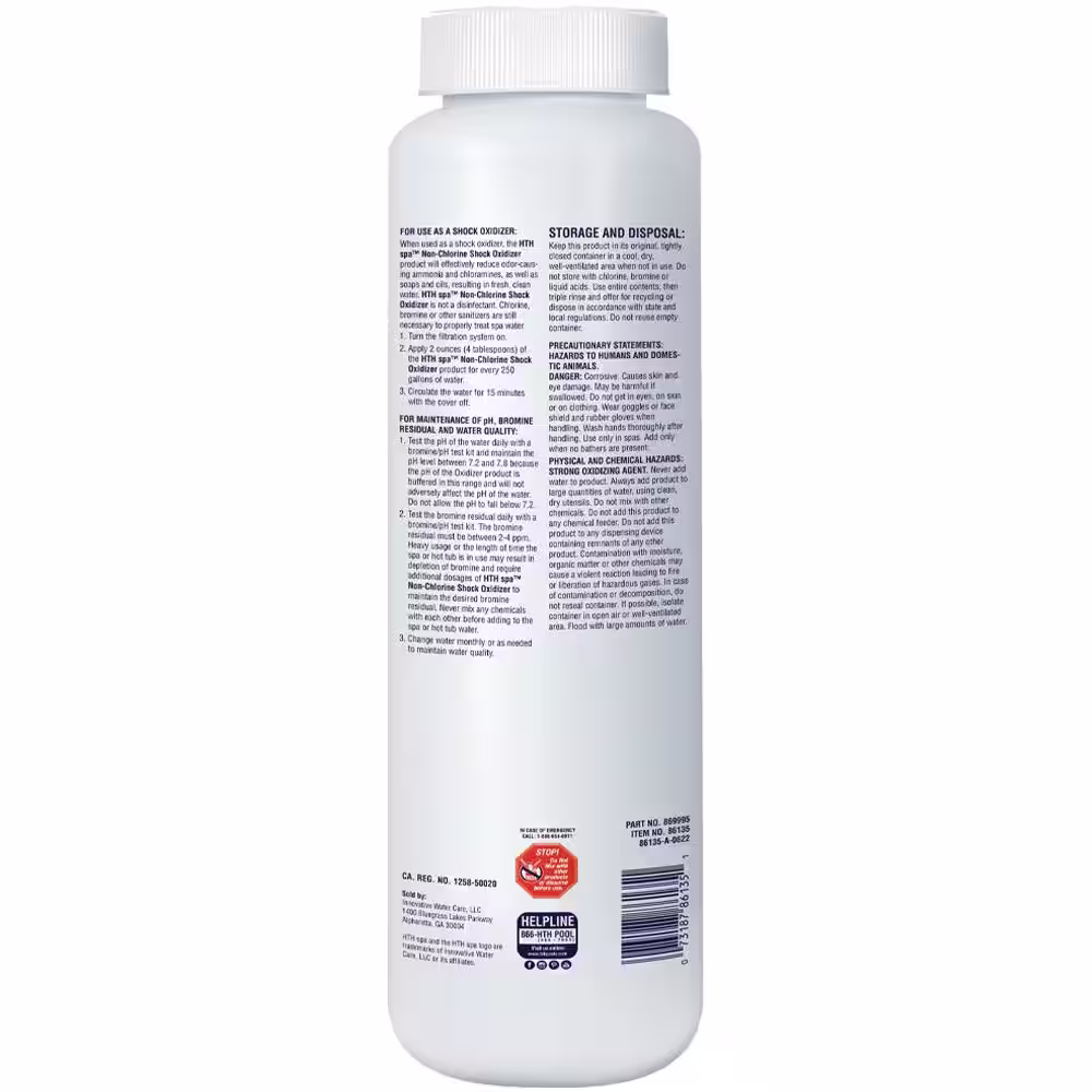 HTH 2.2 lbs. Non-Chlorine Shock Oxidizer