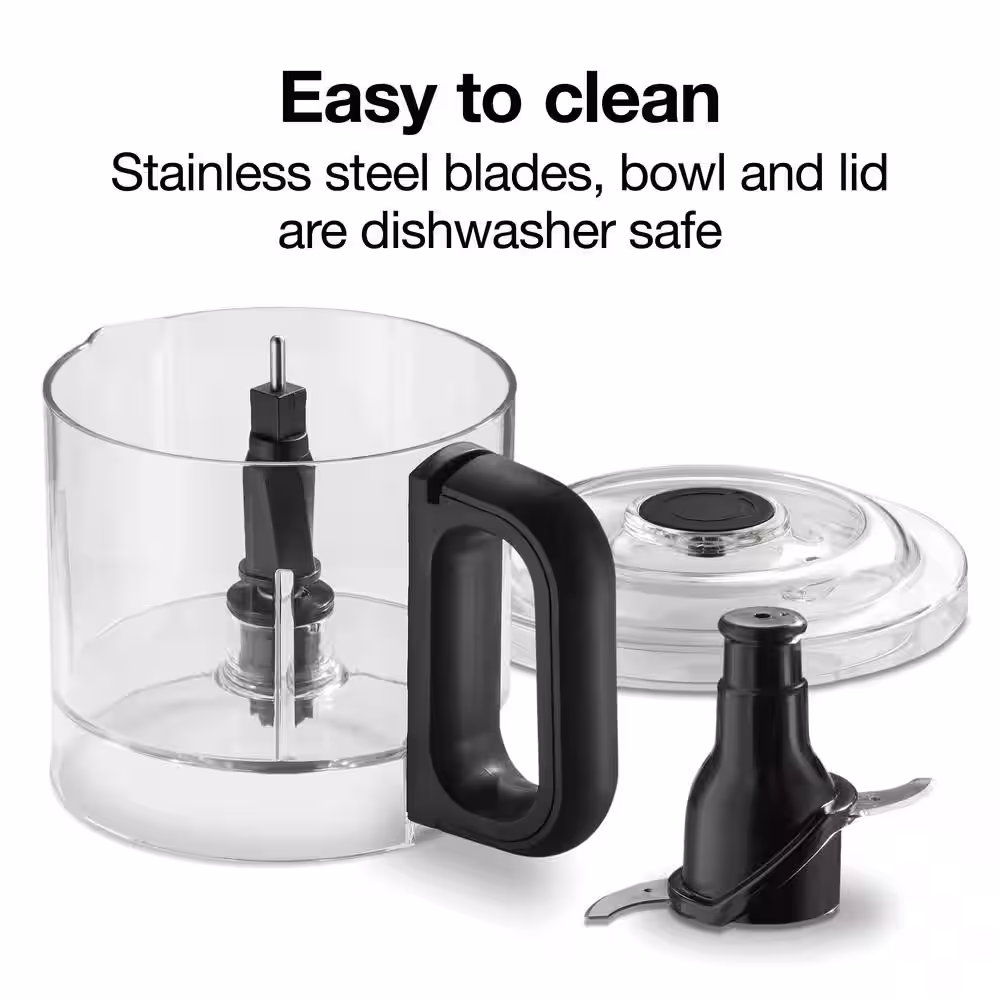 Proctor Silex 3.5-Cup 2-Speed Gray Food Processor