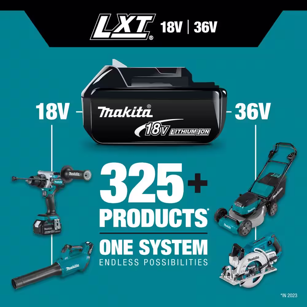Makita 18V LXT Lithium-Ion Cordless Compact 2-Piece Combo Kit (Driver-Drill/Impact Driver)