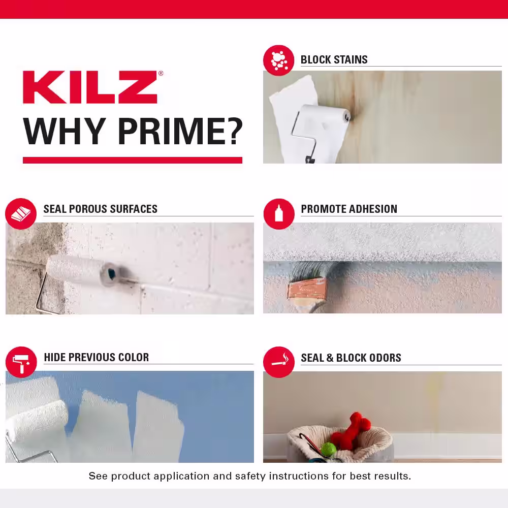 KILZ KLEAR 1 Gal. Clear Interior/Exterior Multi-Surface Primer and Sealer