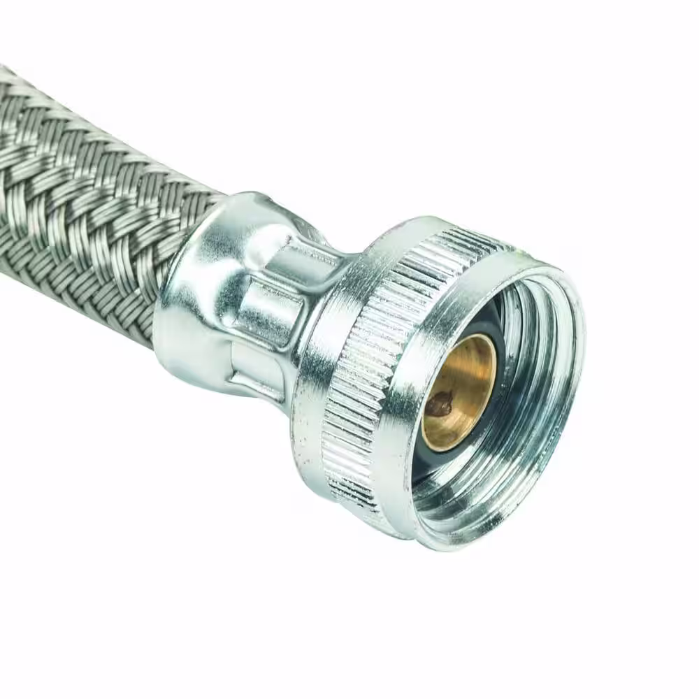 BrassCraft 3/4 in. Female Hose Thread x 3/4 in. Female Hose Thread x 48 in. Braided Polymer Washing Machine Supply Line