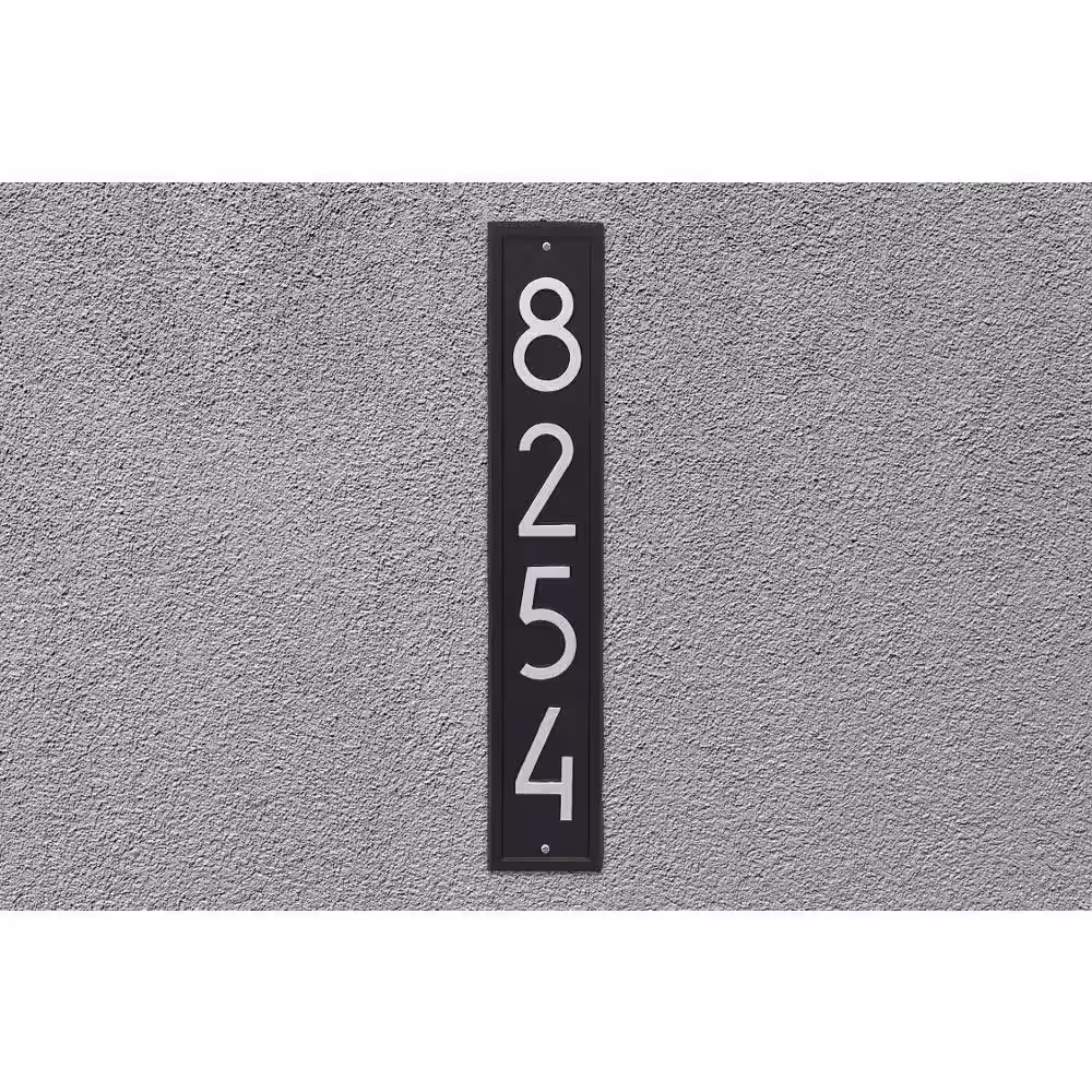 Whitehall Products Vertical Modern Personalized Rectangle Wall Plaque