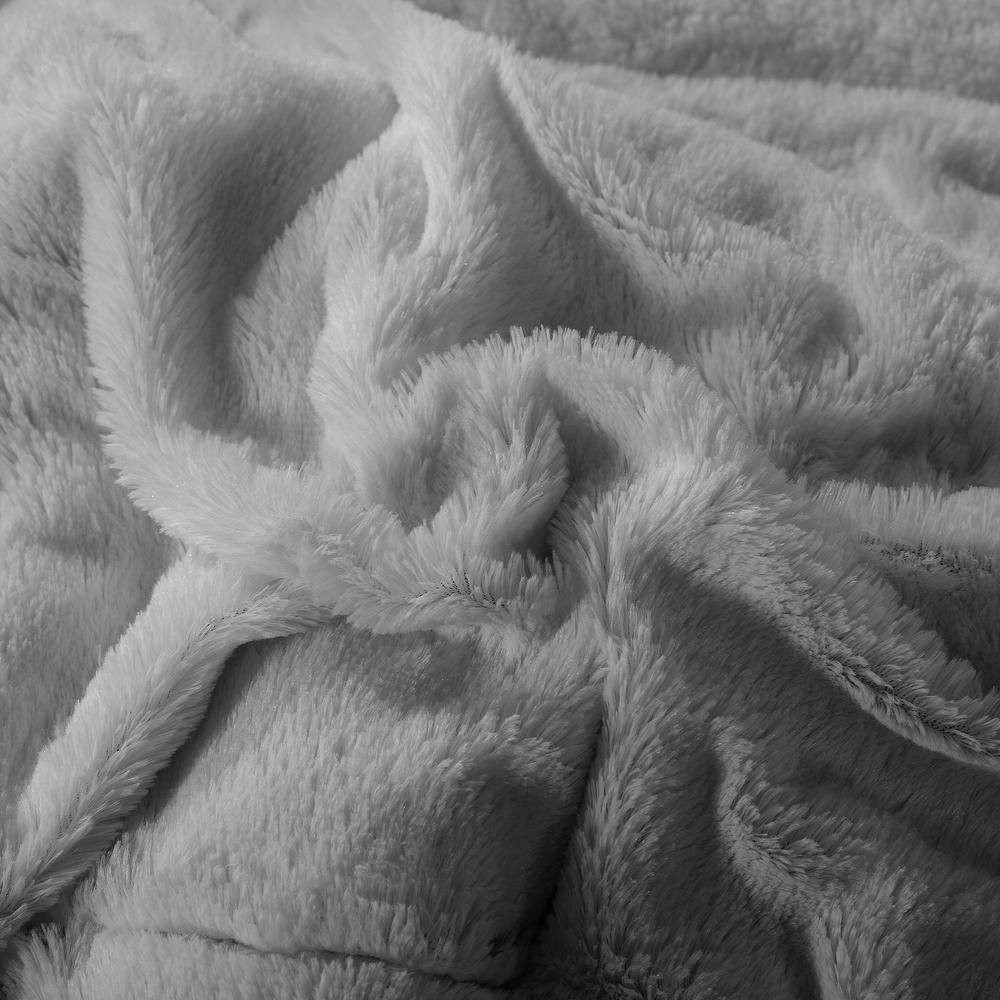 None Cozy Reversible All Season Glacier Grey King Down Alternative Comforter