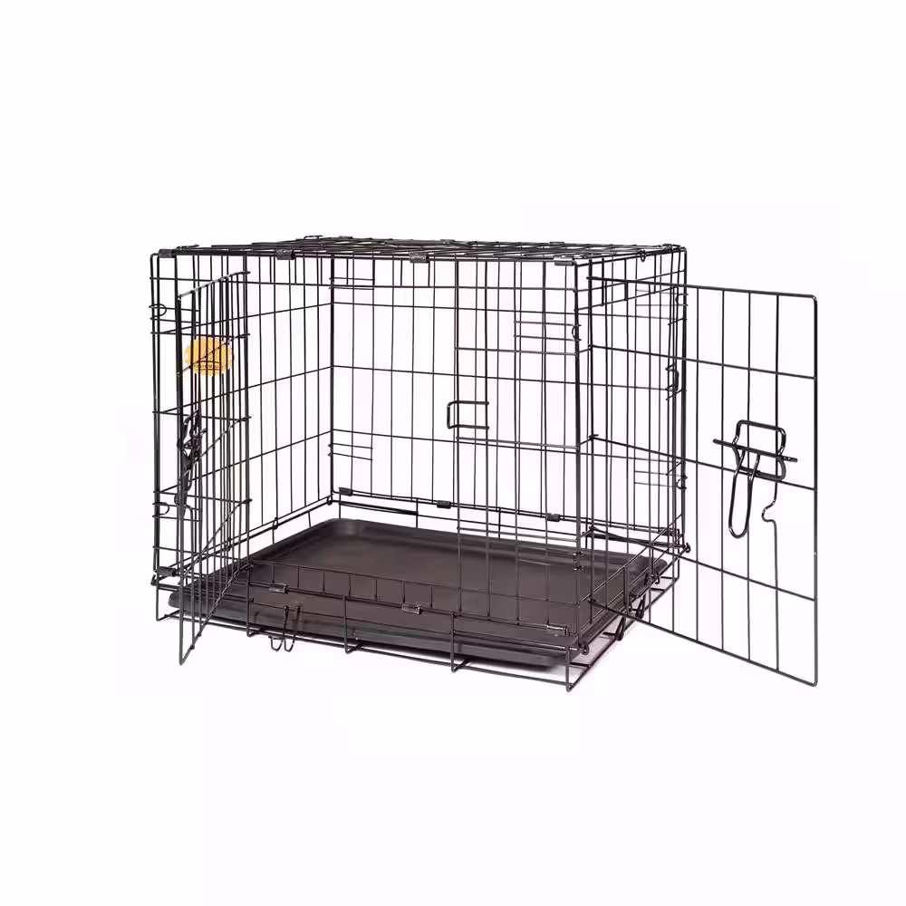 KennelMaster 24 in. x 17 in. x 19 in. Small Wire Dog Crate