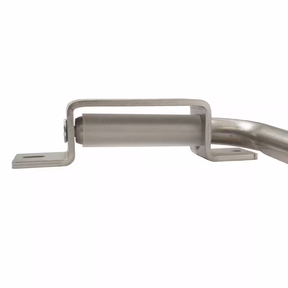 ACHIM Innovative 20 in. - 36 in. Swing Arm Single Curtain Rod in Brushed Nickel