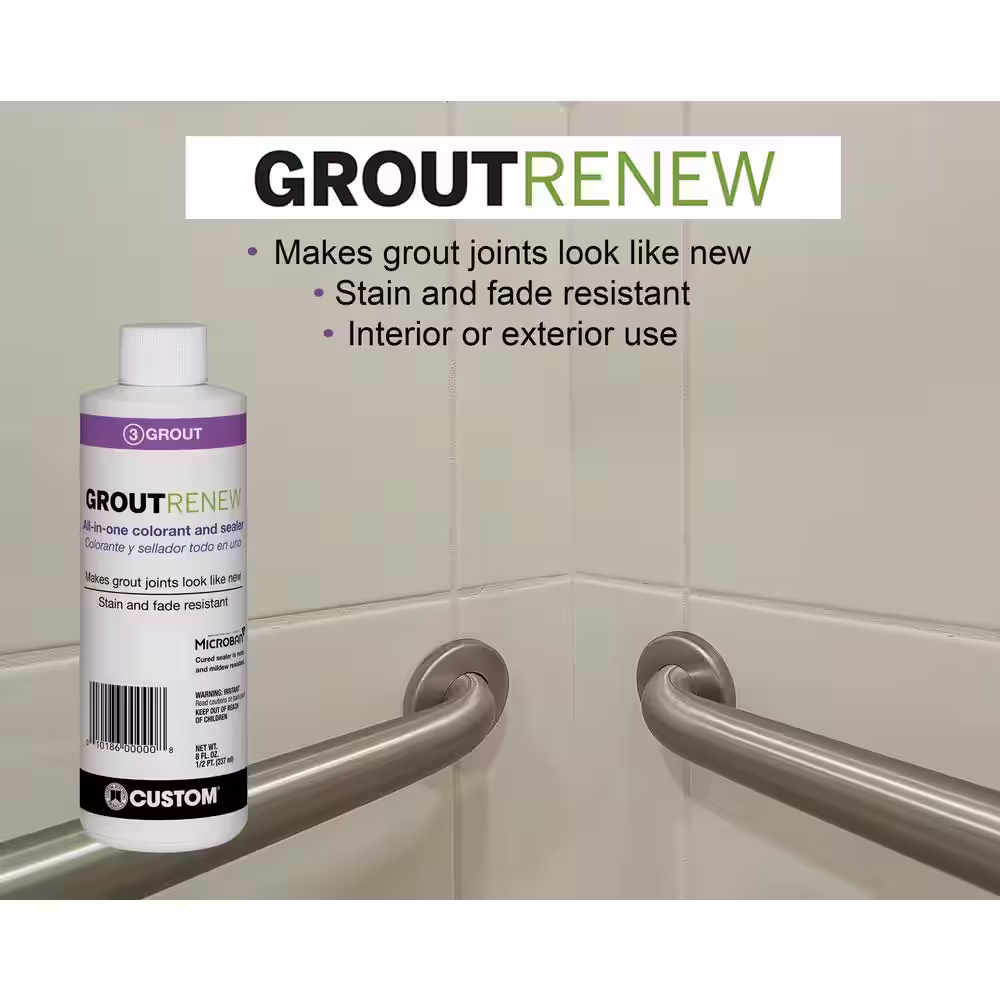 Custom Building Products Polyblend #19 Pewter 8 oz. Grout Renew Colorant