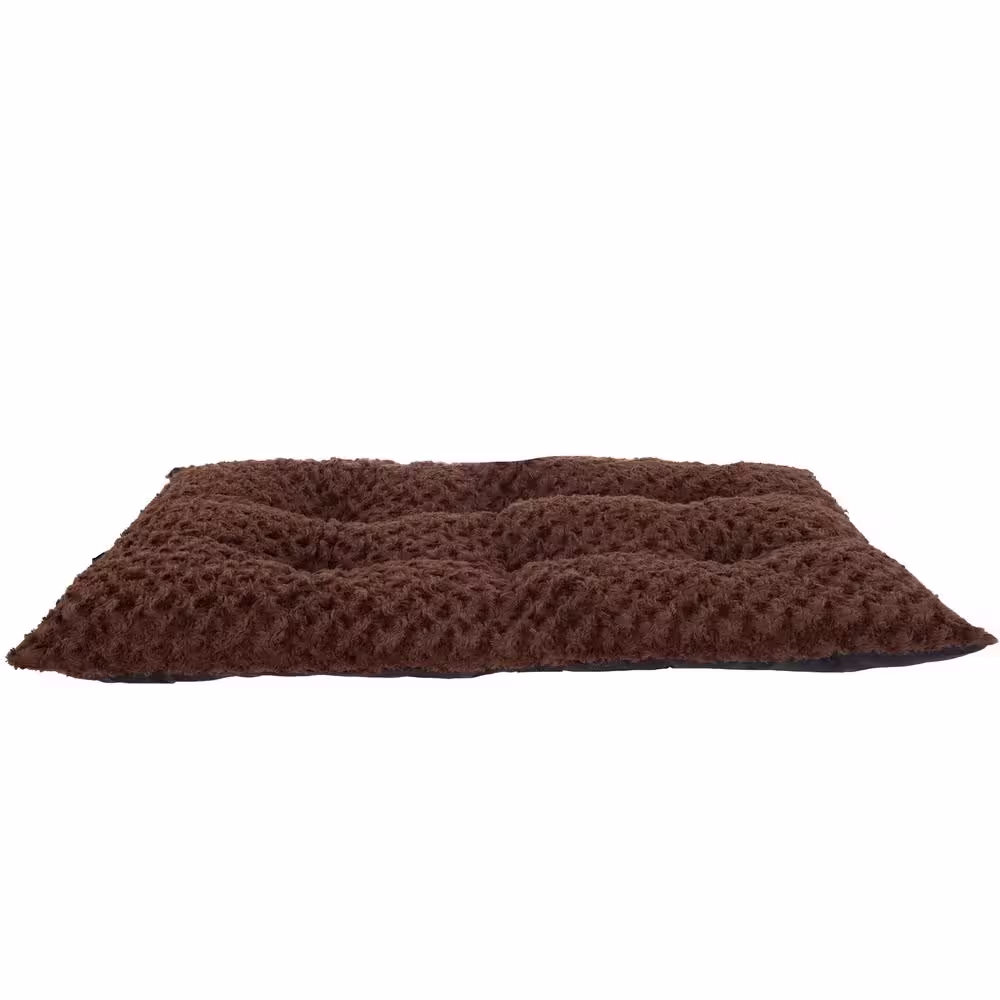 PAW Lavish Cushion XX-Large Chocolate Pillow Furry Pet Bed