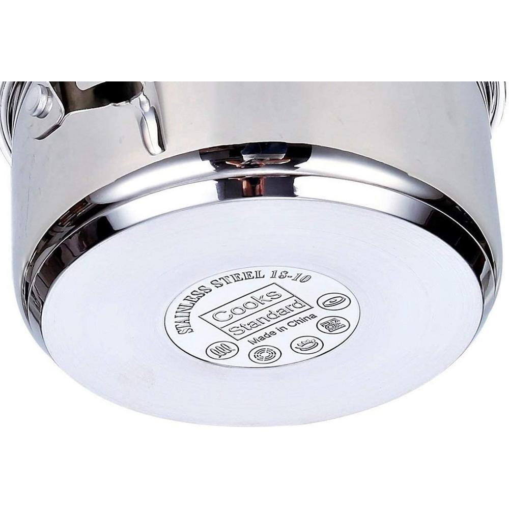 Cooks Standard Professional Grade 8-Piece Stainless Steel Cookware Set
