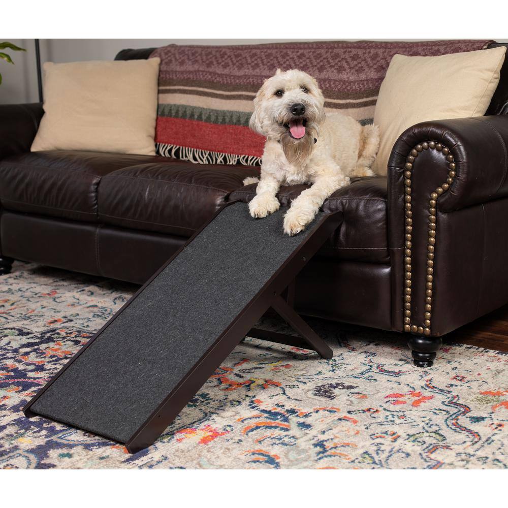 BirdRock Home Internet's Best Long Espresso Adjustable Pet Ramp