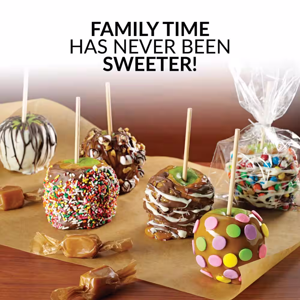 Nostalgia NCCA5 Brown Caramel and Chocolate Apple Maker