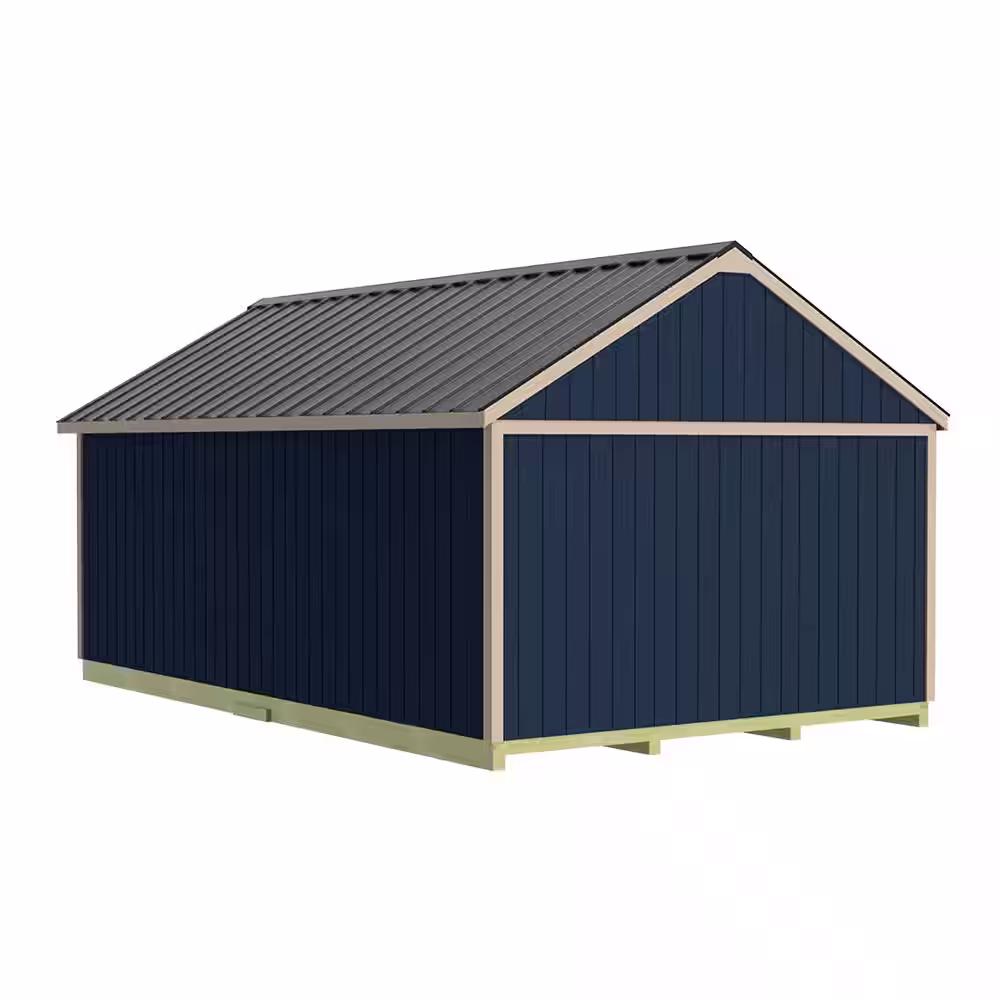 Best Barns Brandon 12 ft. x 16 ft. Wood Storage Shed Kit with Floor including 4 x 4 Runners