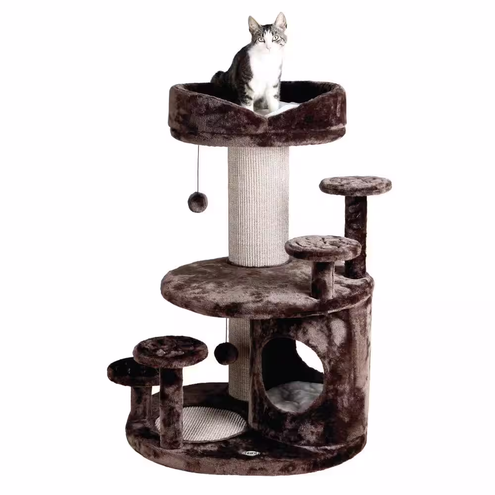 TRIXIE Beige/Brown Emil Senior Cat Playground