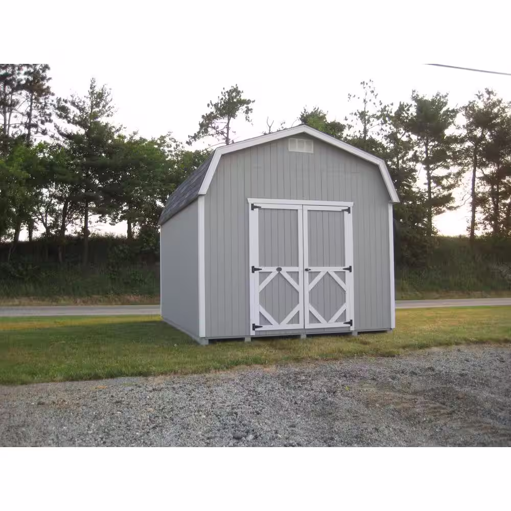 LITTLE COTTAGE CO. Classic Gambrel 10 ft. W x 20 ft. D Wood Shed Precut Kit with 6 ft. Sidewalls without Floor (200 sq. ft.)
