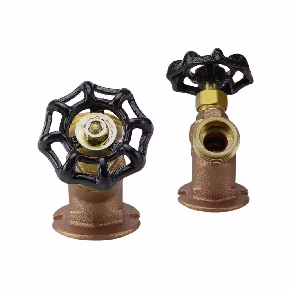 The Plumber's Choice 1/2 in. FIP Inlet x 3/4 in. MHT Outlet Cast Brass Multi-Turn Sillcock Hose Bibb with Stuffing Box