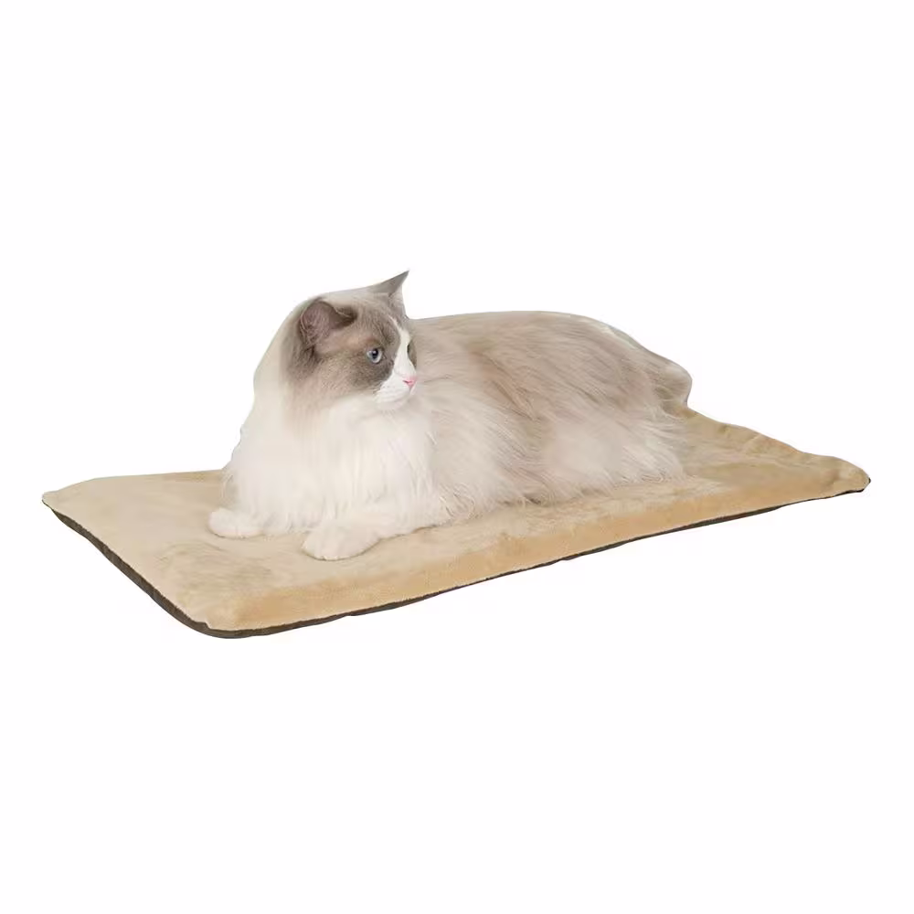 K&H Pet Products Thermo-Kitty Mat Small Sage Heated Cat Bed