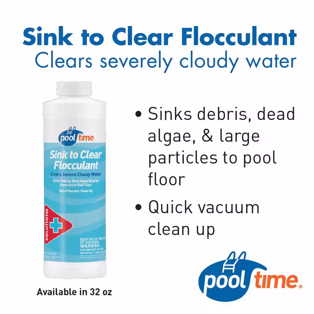 Pool Time 32 oz. Sink to Clear Flocculant