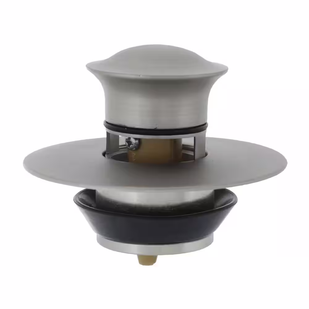 DANCO EZ Drain Bathtub Drain Stopper in Brushed Nickel