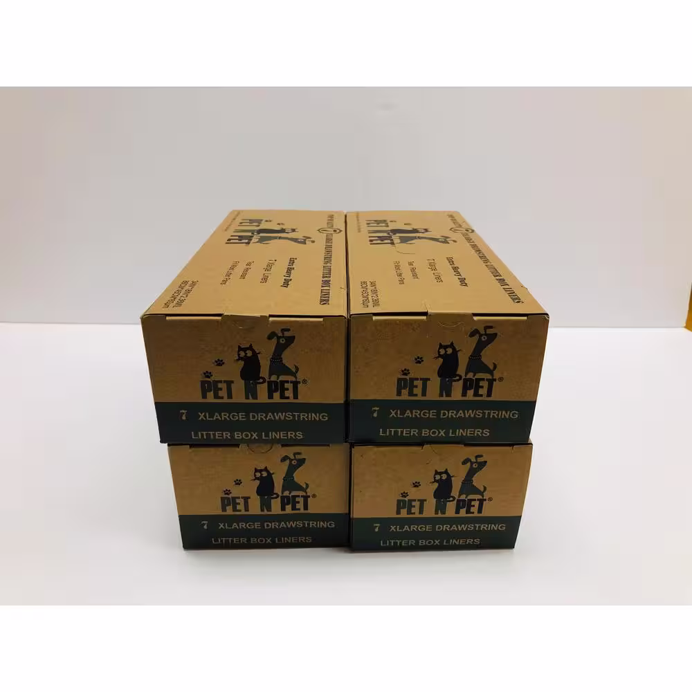 Pet N Pet X-Large Extra Heavy-Duty Cat Litter Box Cat Pan Liners (28 Liners-Box)