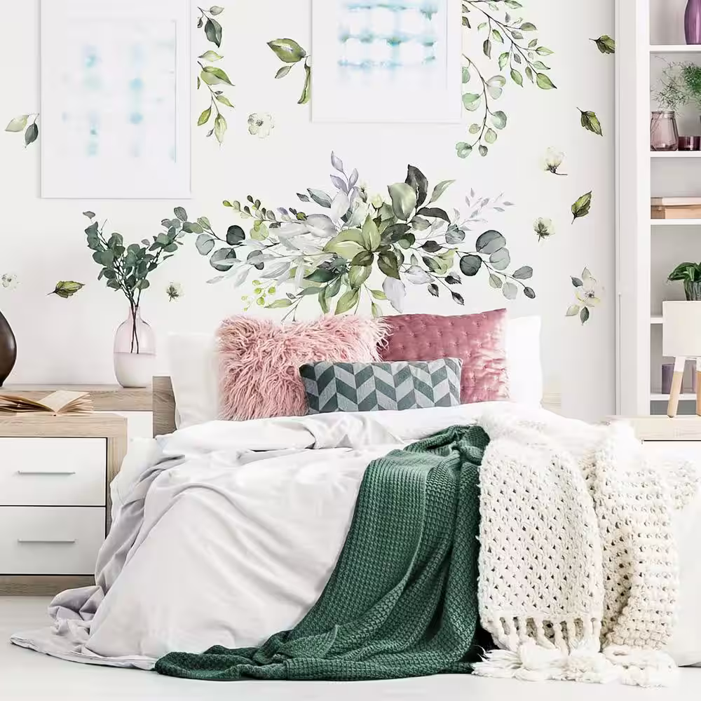 RoomMates WATERCOLOR FLORAL ARRANGEMENT GIANT PEEL & STICK WALL DECALS