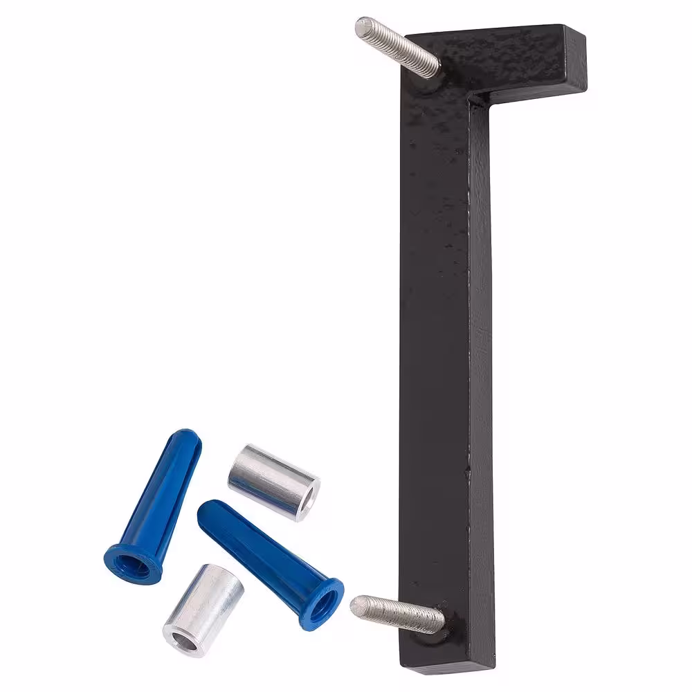 Montague Metal Products 4 in. Black Aluminum Floating or Flat Modern House Number 1