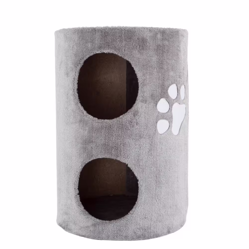 Pet Trex Cat Condo 2 Story Double Hole