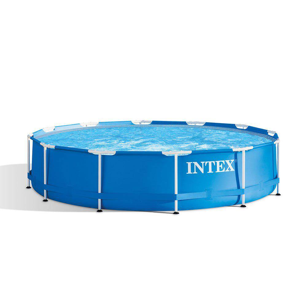 Intex 12 ft. x 30 in. Round Swimming Pool and 530 GPH Pool Cartridge Filter Pump