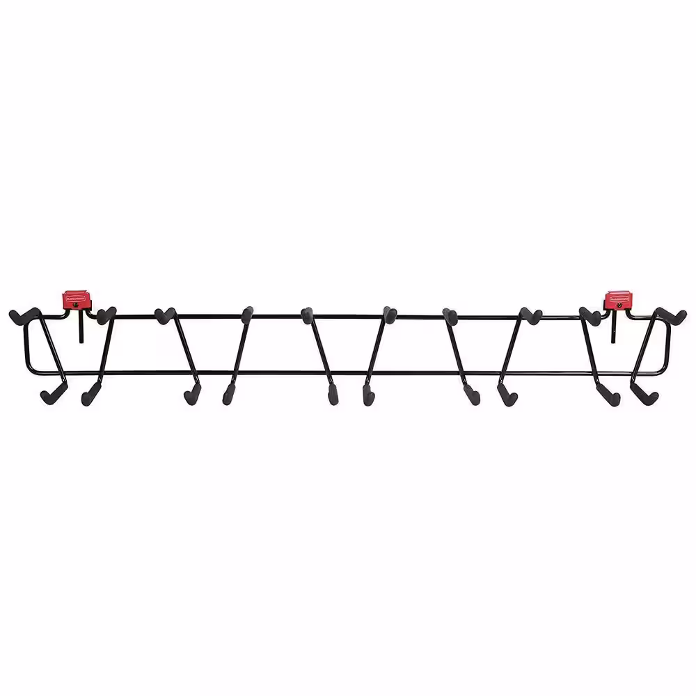 Rubbermaid 34 in. Heavy-Duty Garden Tool and Sport Storage Rack for Shed Shelving (2-Pack)