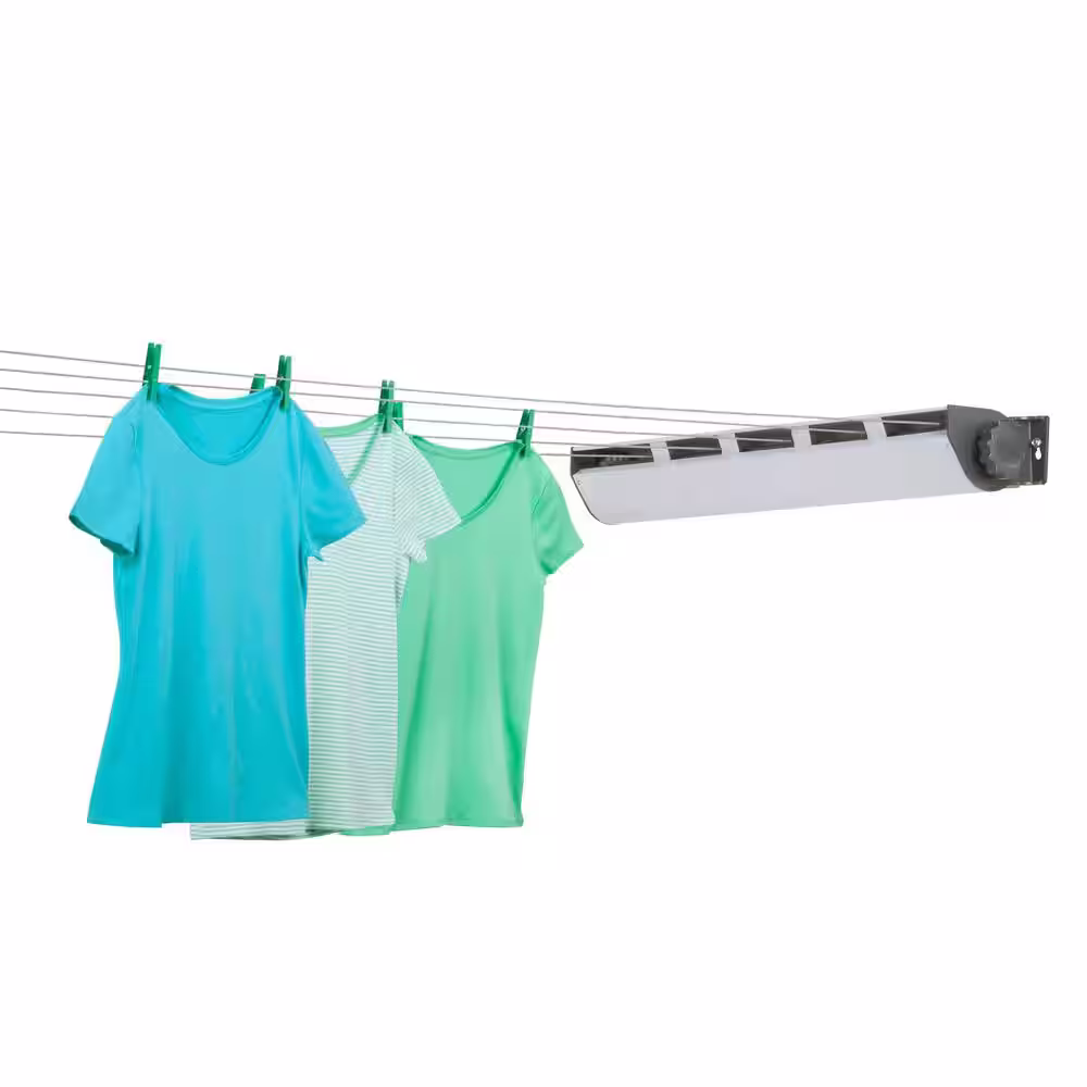 Honey-Can-Do 5-Line Retractable Outdoor Dryer
