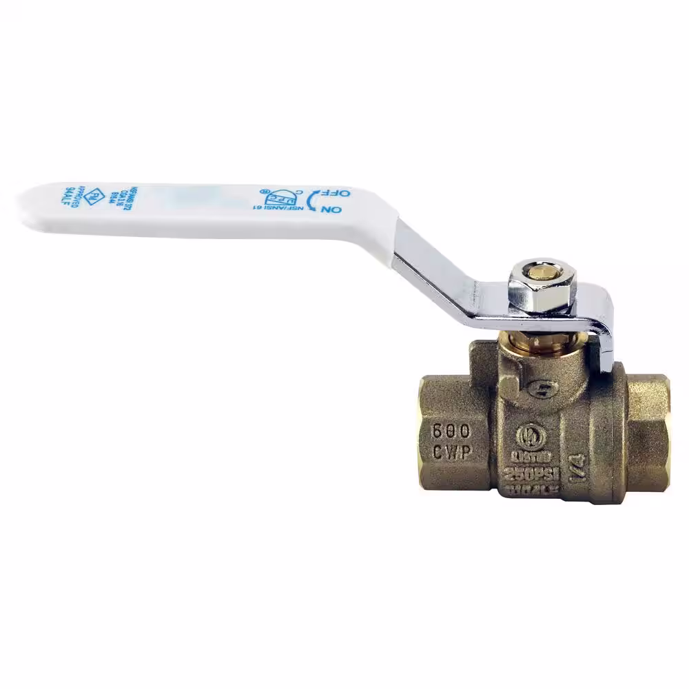 Apollo 1/4 in. Lead Free Brass FNPT x FNPT Full-Port Ball Valve