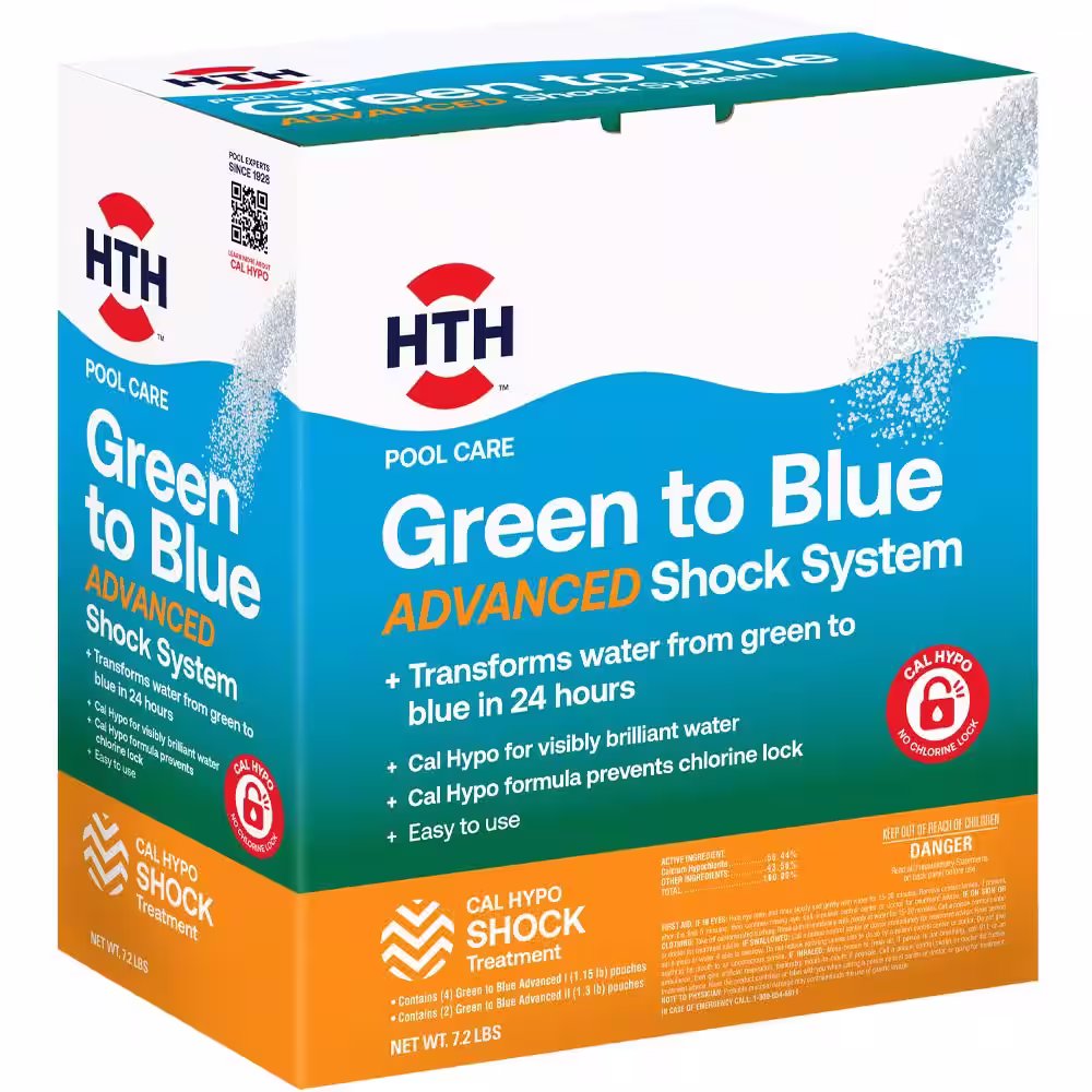 HTH 8.2 lbs. Pool Care Green to Blue Advanced