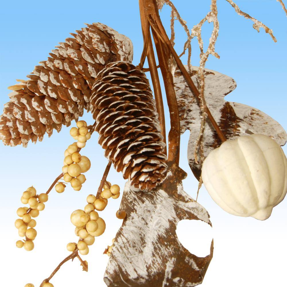 National Tree Company 72 in. Artificial Pumpkin and Pinecone Garland