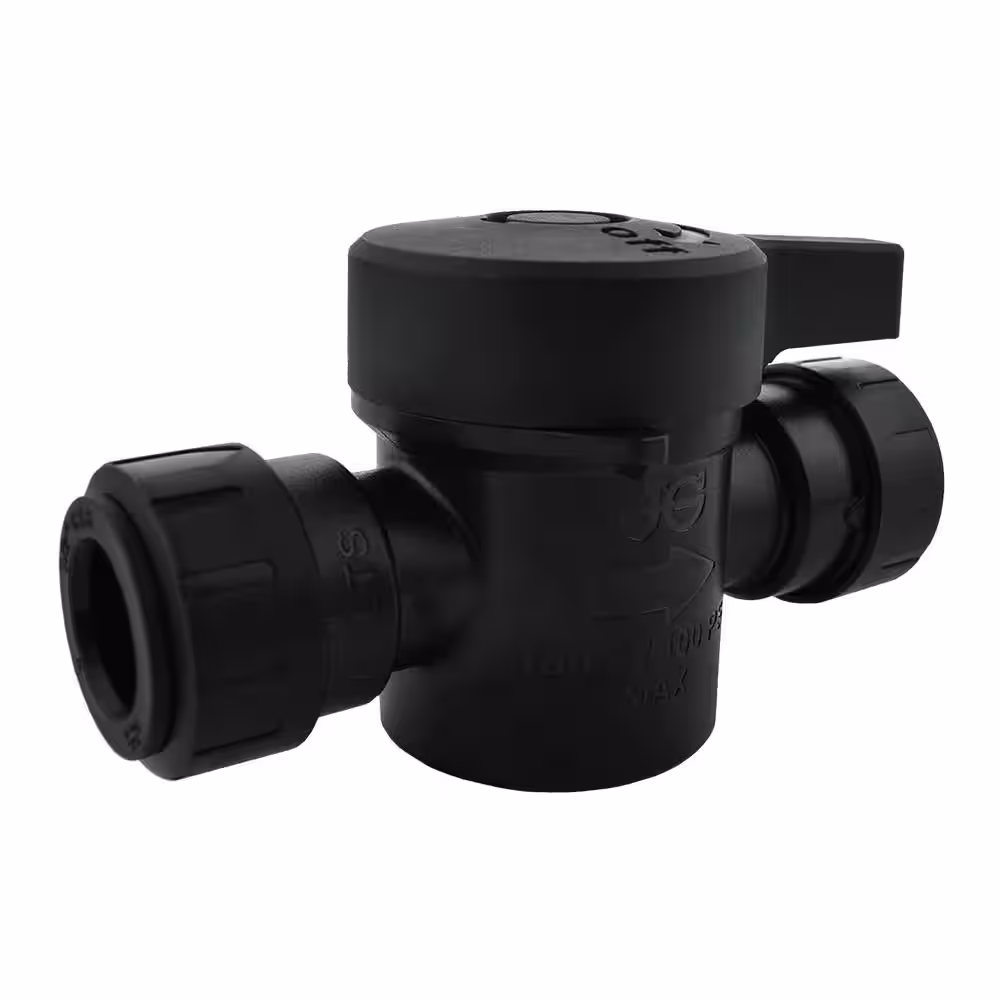 SharkBite ProLock 1/2 in. Push-to-Connect Plastic Shut Off Valve