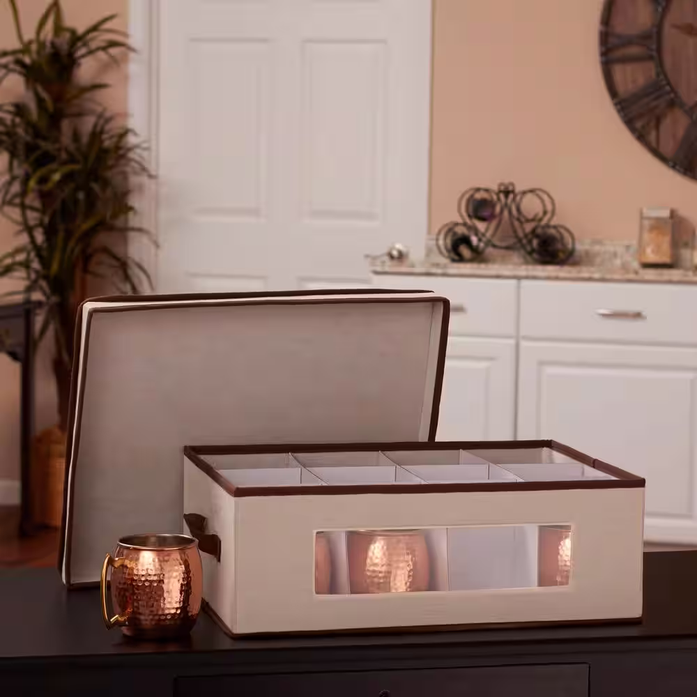 None 12-Qt. Cup Storage Box in Natural