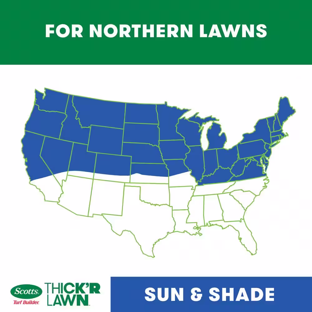 Scotts Turf Builder THICK'R LAWN and EZ Seed Patch & Repair for Sun & Shade Grass Seed, Fertilizer, and Soil Improver Bundle