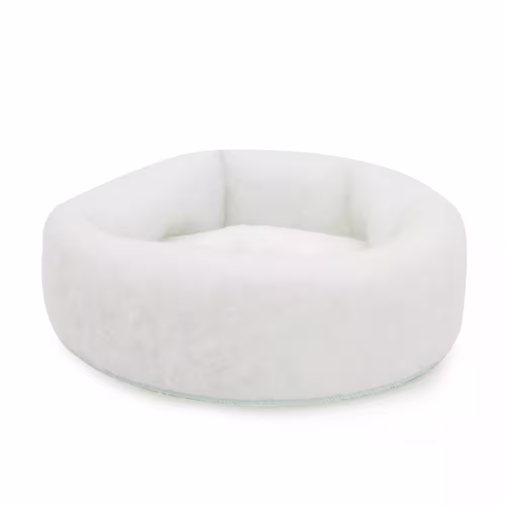 Carolina Pet Company Mysterious Kitty Kup Medium White Bed