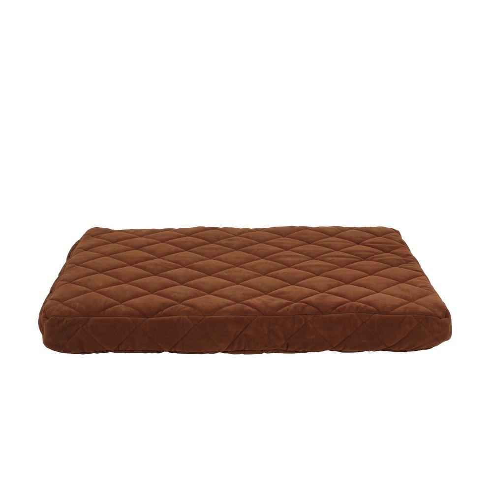 None Large Protector Pad Quilted Orthopedic Jamison Pet Bed - Chocolate