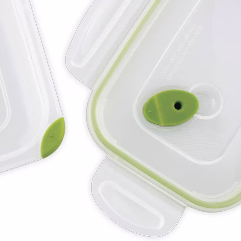 Sterilite 3.1 Cup Rectangle Ultra-Seal Food Storage Container, Green (6 Pack)