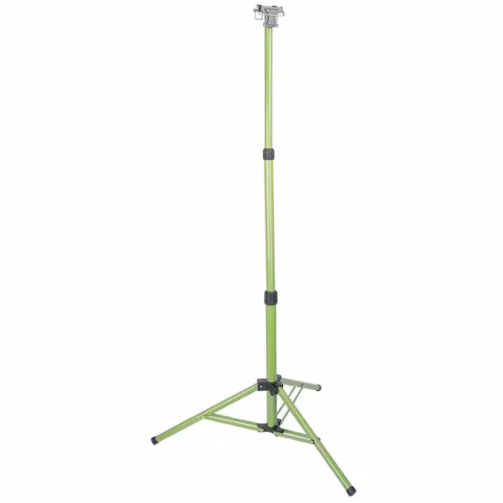 PowerSmith Durable Metal Telescoping Tripod for Work Lights with 28 to 65 in. Range, Quick-Release System and Rubber Feet