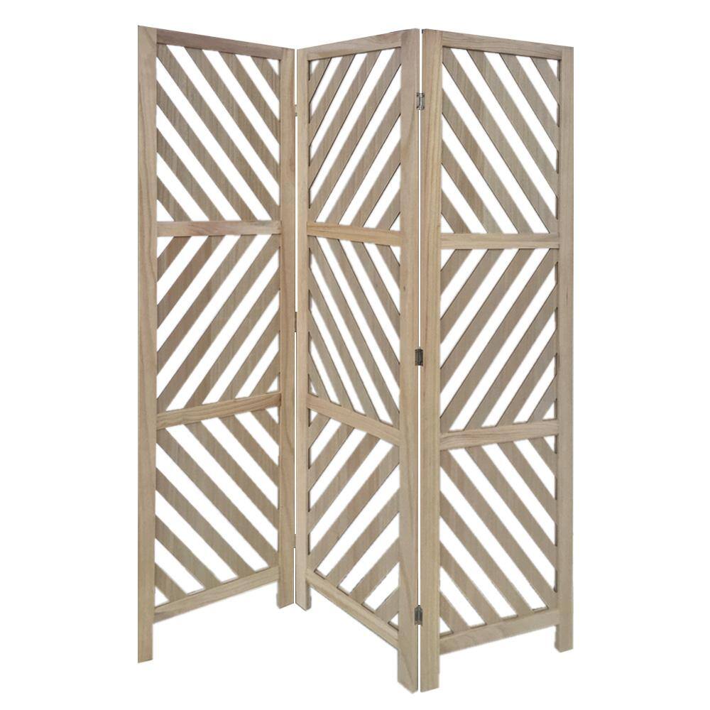 None SG-365 Mahina Screen 3-Panel Room Divider