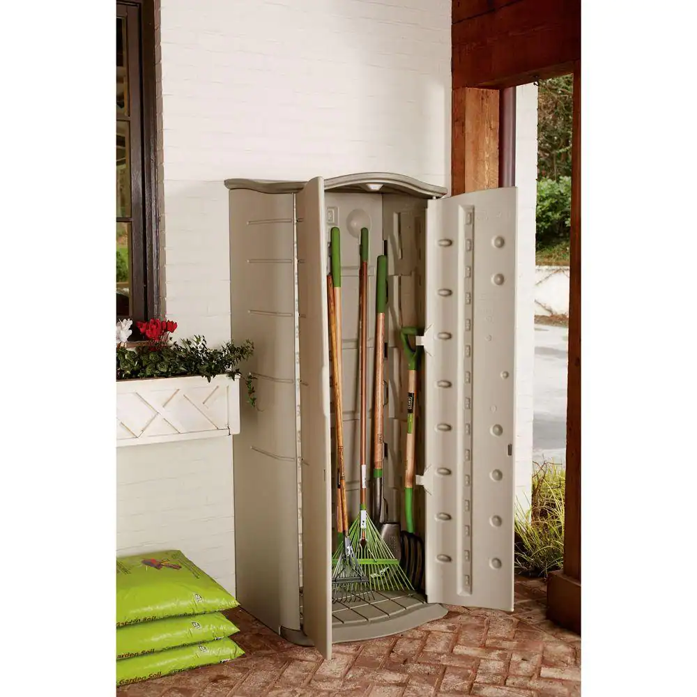 Rubbermaid 2 ft. x 2 ft. Vertical Storage Shed
