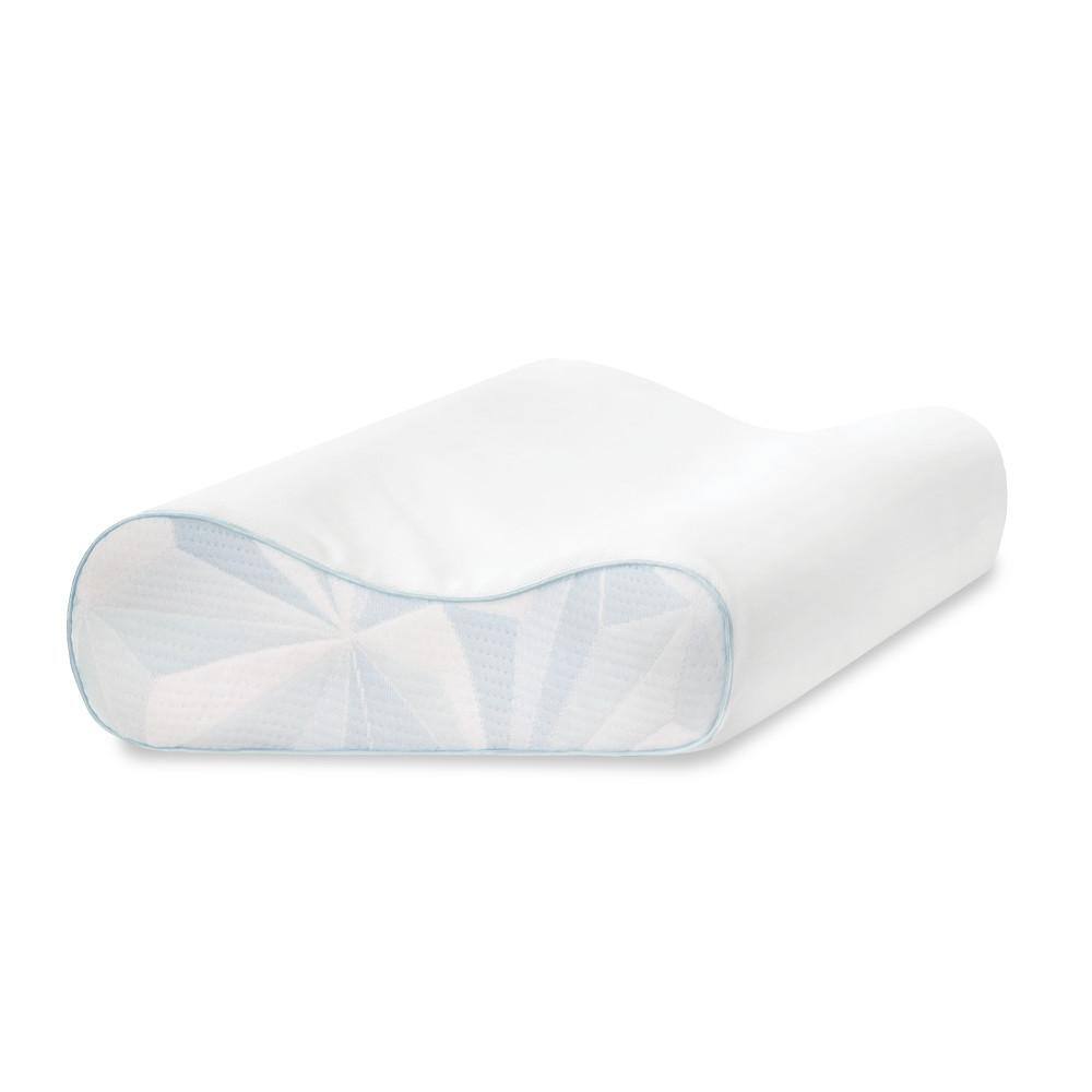 None 30x Cooling Oversized Standard Contour Memory Foam Bed Pillow Powered by REACTEX