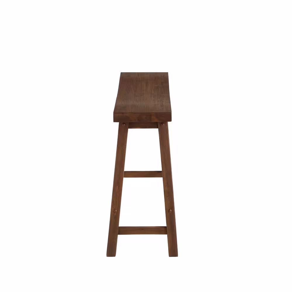 Boraam 24 in. H x 33 in. W Sonoma Chestnut Wire-Brush Wood Bench