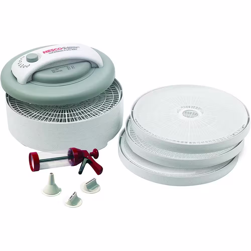 Nesco Snackmaster Encore 6-Tray Expandable White Food Dehydrator