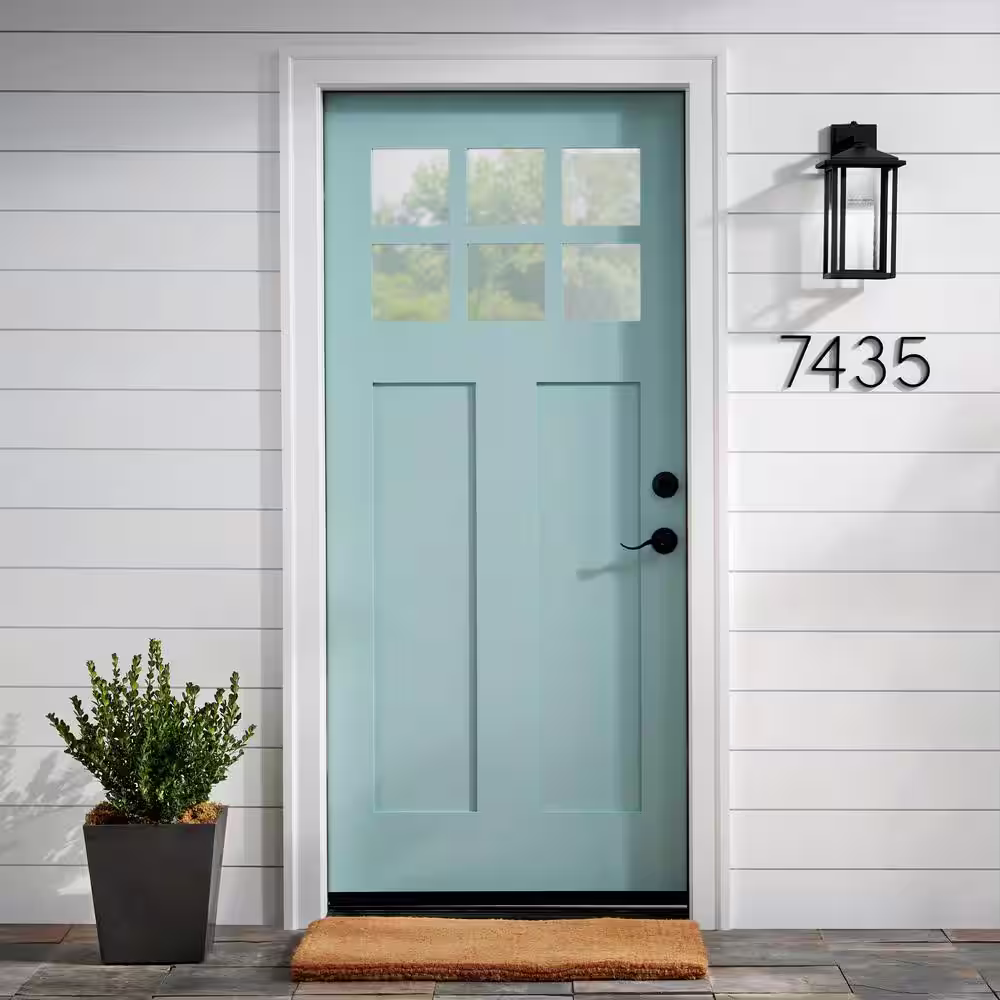 Everbilt 5 in. Black Floating or Flush House Number 3