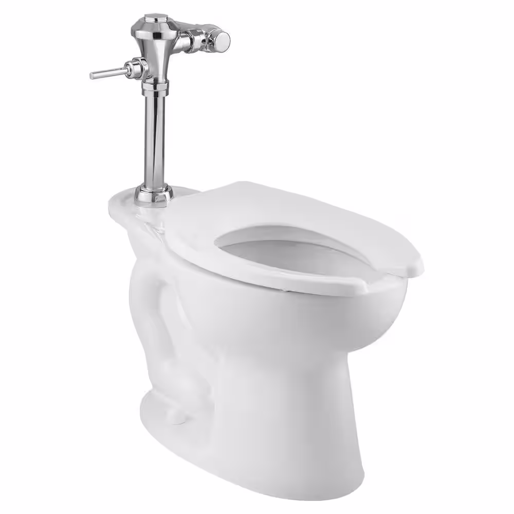 American Standard Ultima Manual Toilet 1.28 GPF Diaphragm-Type 27 in. Rough-In Flush Valve in Polished Chrome